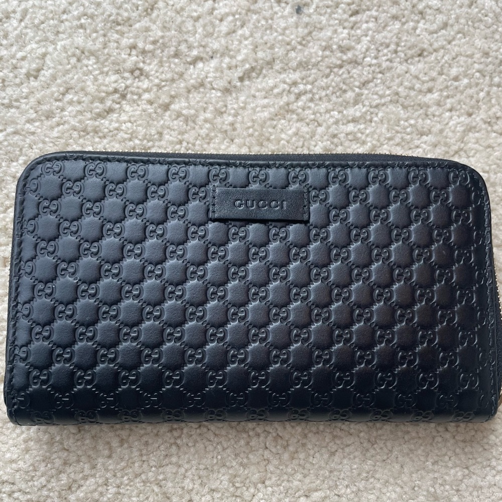 Authentic Guccissima Zippy Wallet